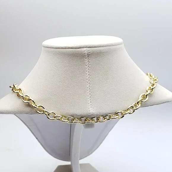 Authentic Louis Vuitton Gold Padlock w/unbranded 16k Gold Plated Stainless Steel - Picture 8 of 16